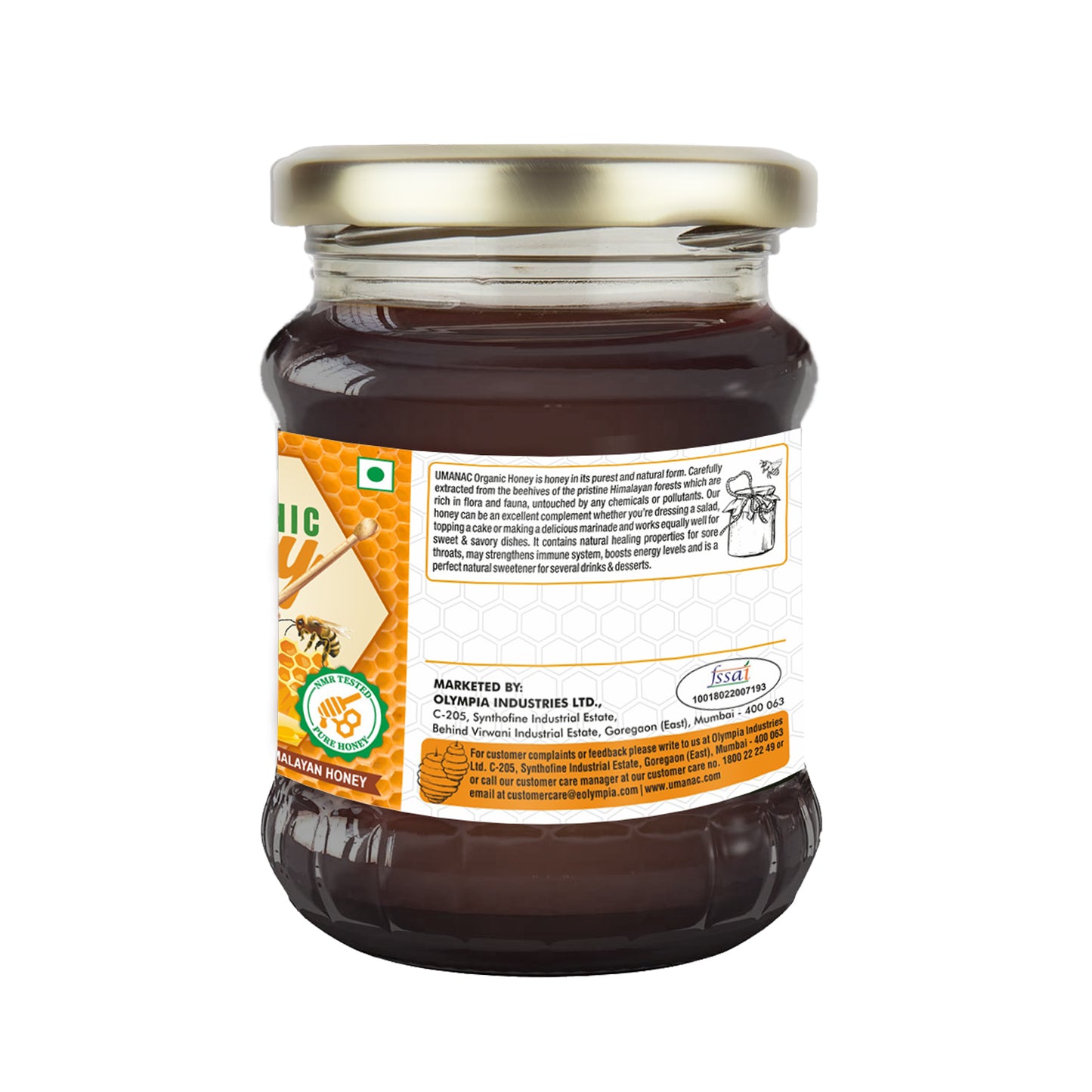 Umanac Organic Honey - 250Ml Vitamins & Minerals (Pack Of 2)