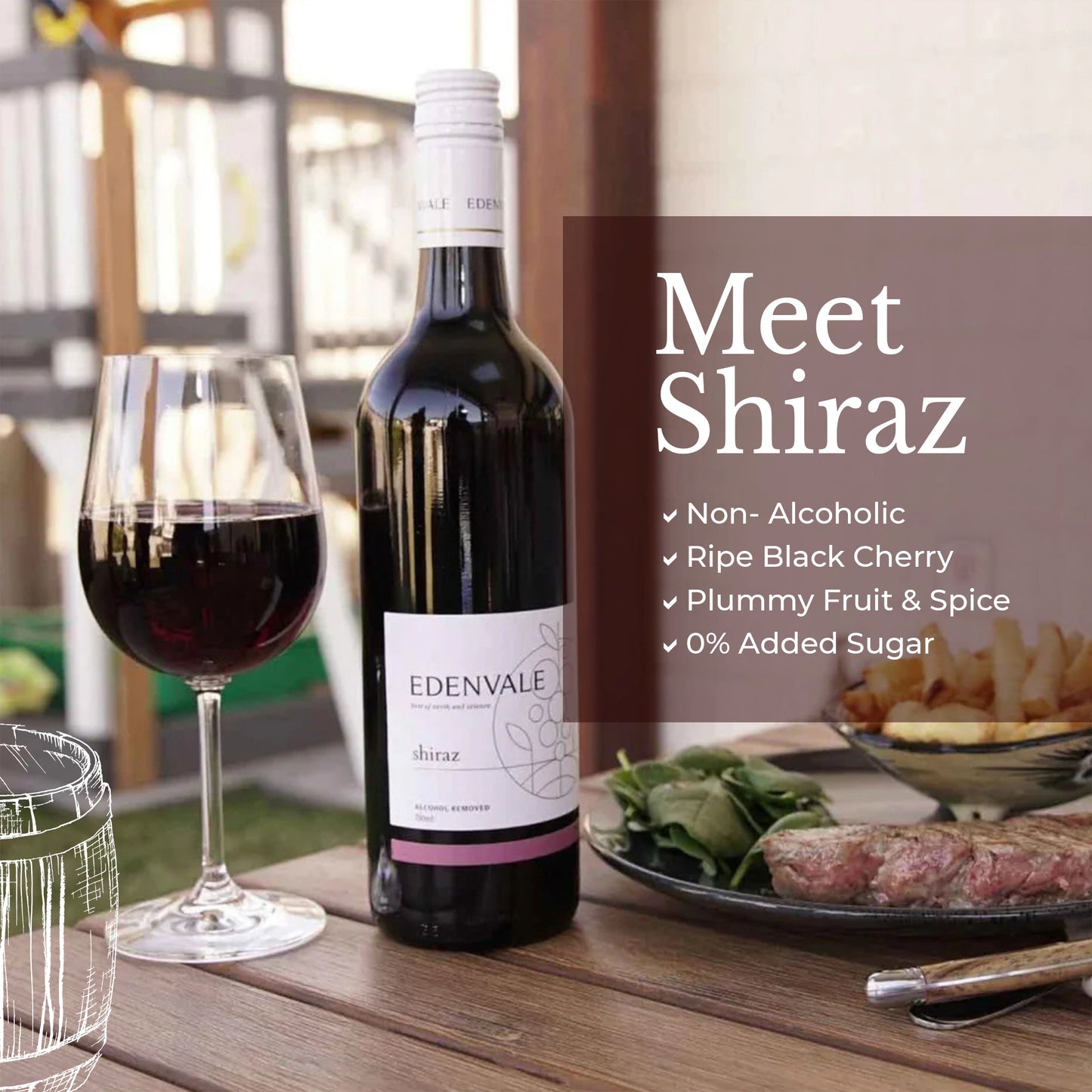 Edenvale Shiraz, 750ml
