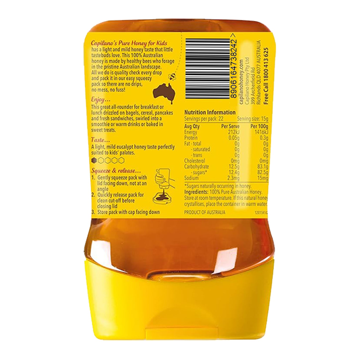 Capilano Light and Mild Australian Pure Honey- 340g