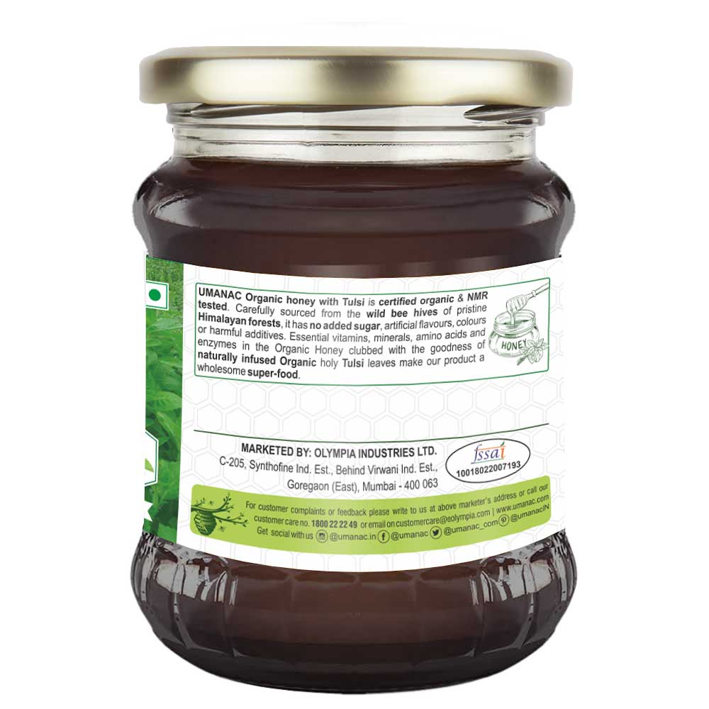 Umanac Organic Honey With Tulsi- 250Gm