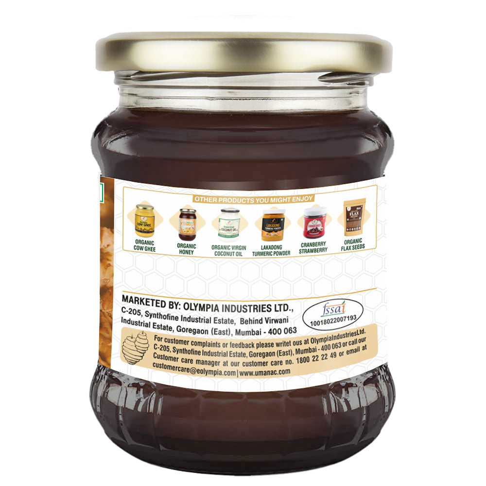 Umanac Organic Honey With Ginger- 250Gm