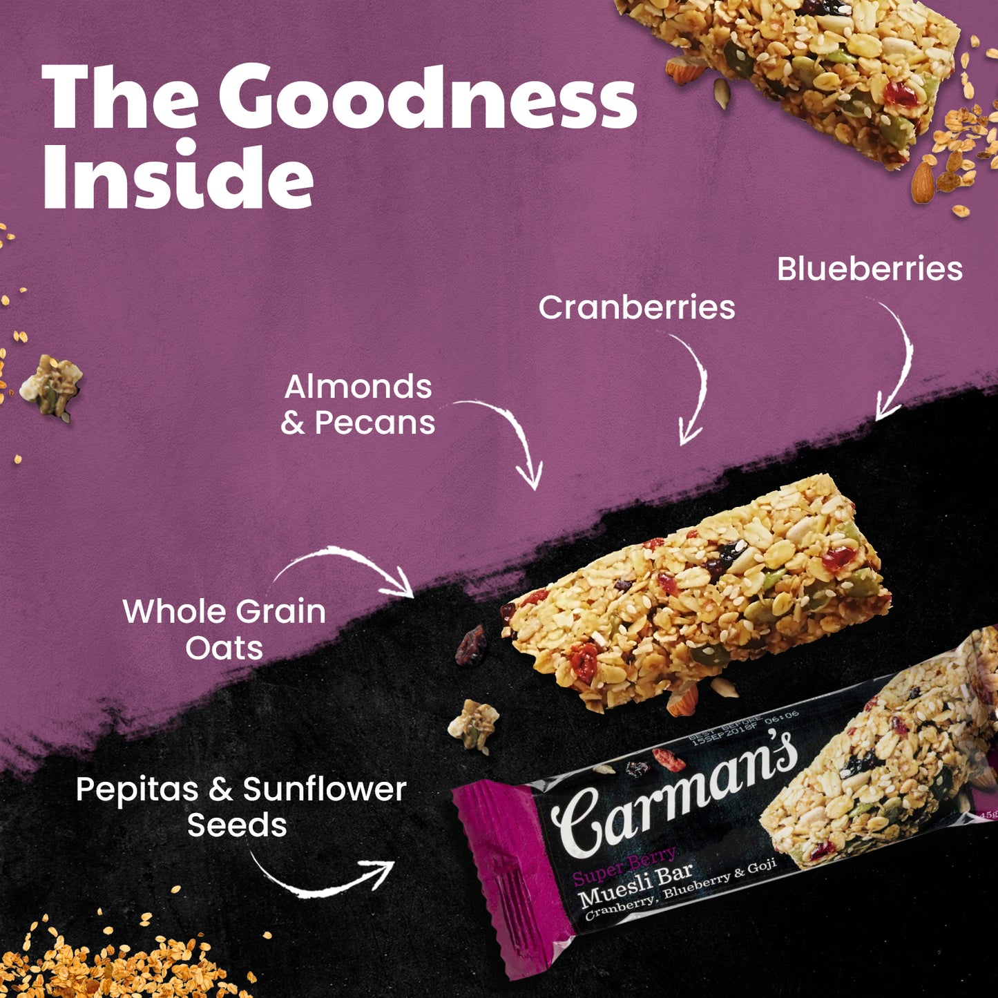 Carmans Bar Traditional Super Berry 270g