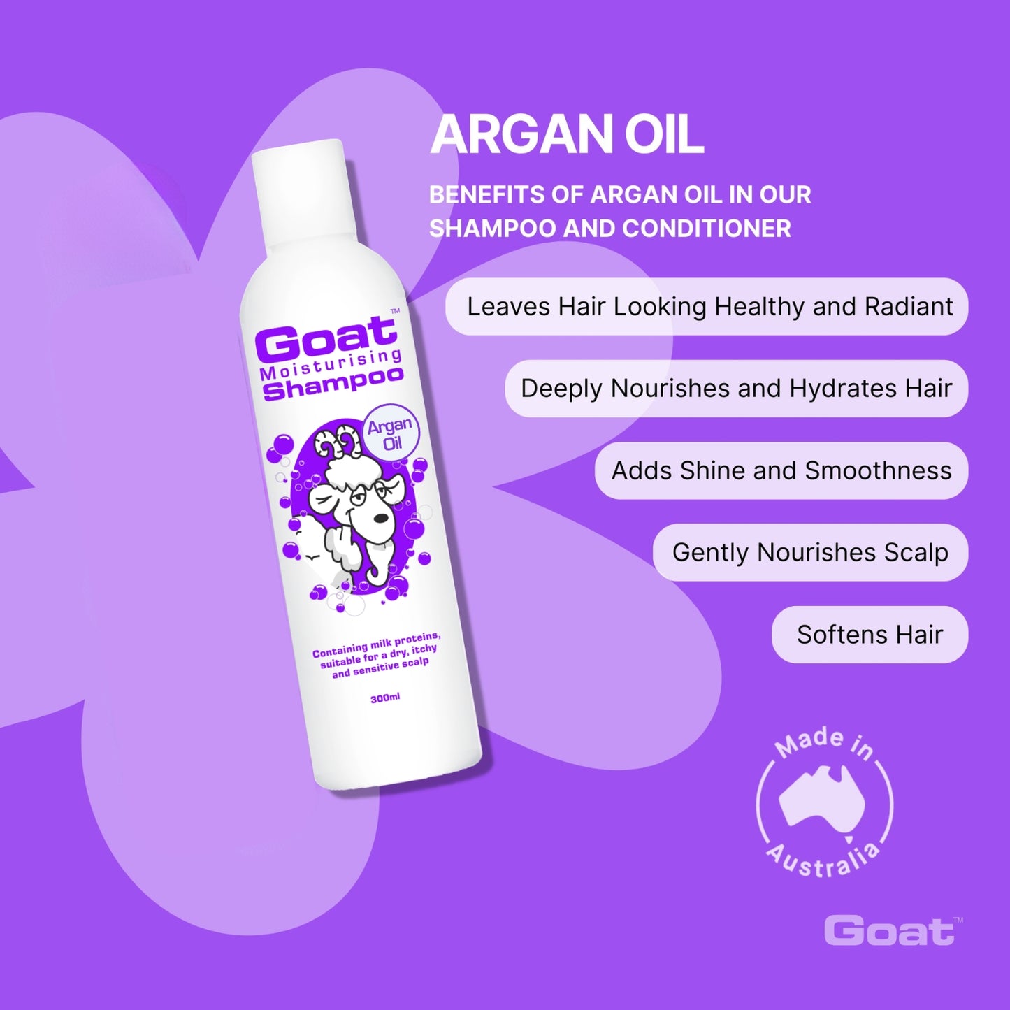 Goat - Moisturising Shampoo Argan Oil