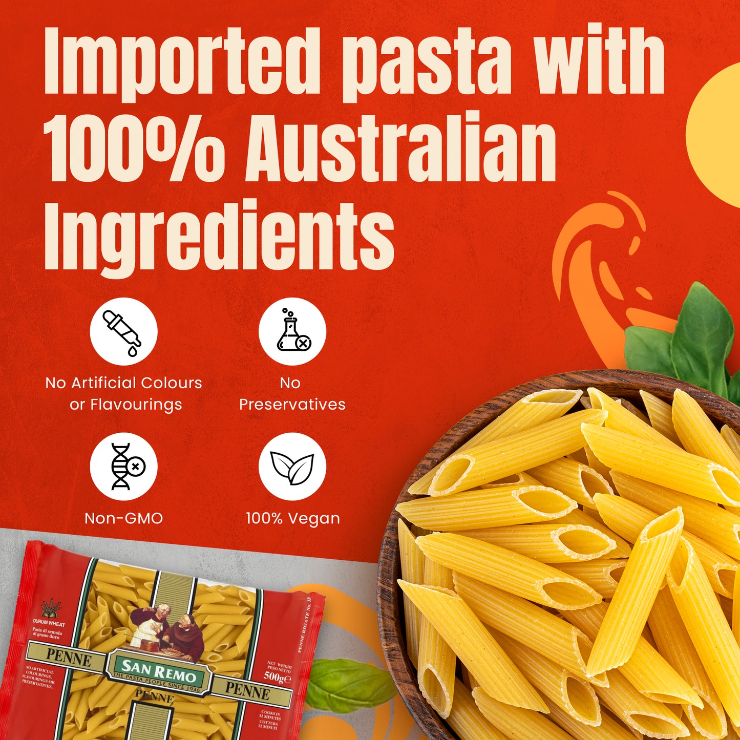 San Remo Penne Pasta, 500g