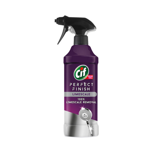Cif Perfect Finish Limescale Spray, 100% Limescale Removal 435ml Kitchen Cleaner (435 ml)