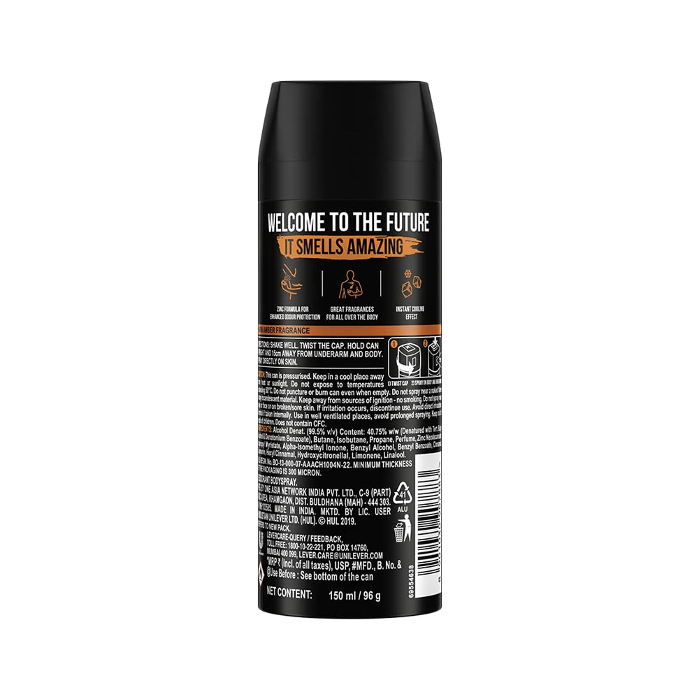 Axe Recharge 24X7 Long Lasting Deodorant Bodyspray for Men 150 ml