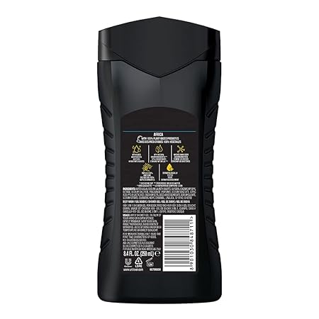 Axe Africa 3 In 1 Body, Face & Hair Wash for Men, Long-Lasting Fragrance, 250ml