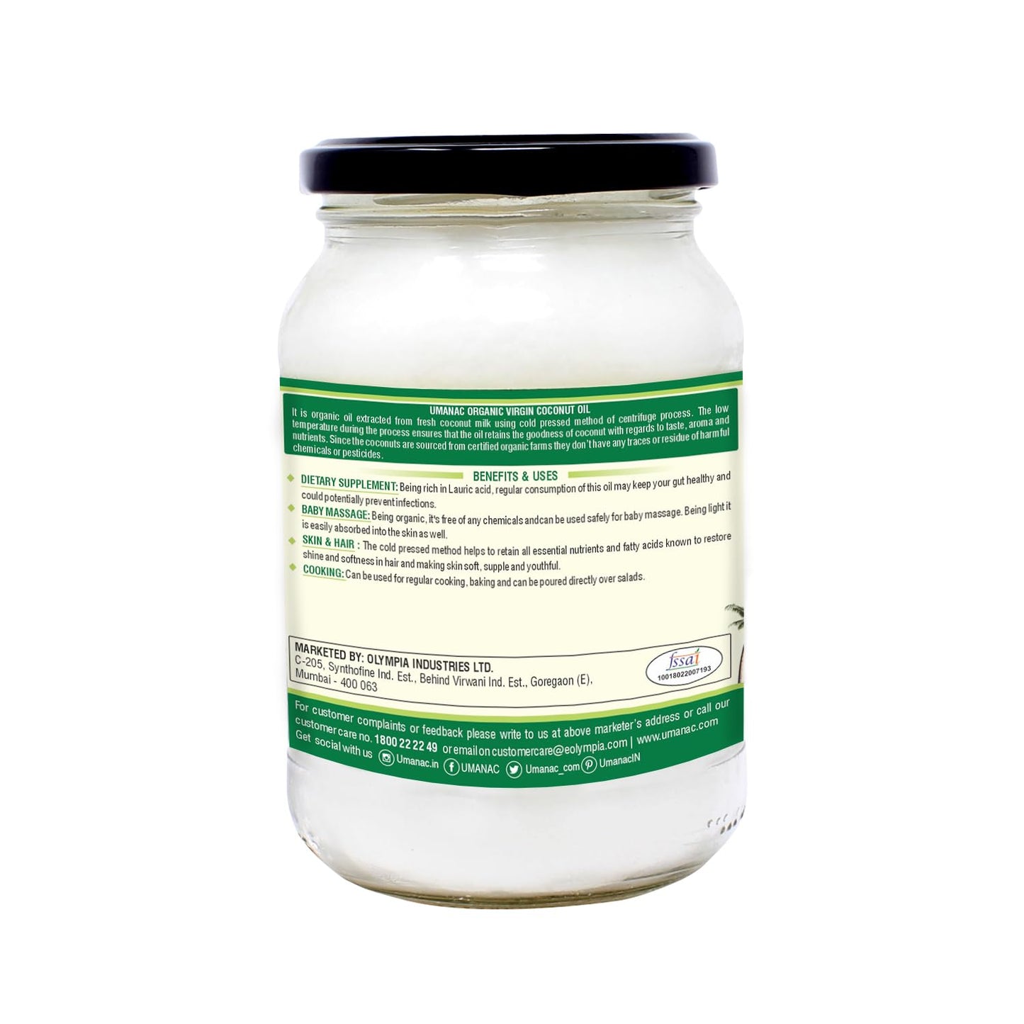 Umanac Organic Virgin Coconut Oil