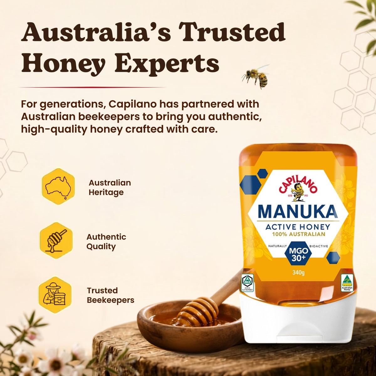 Capilano - Australian Honey UDA Manuka (340g)
