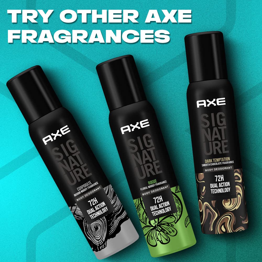 AXE Signature Mysterious Long Lasting No Gas Body Perfume Spray For Men 200 ML