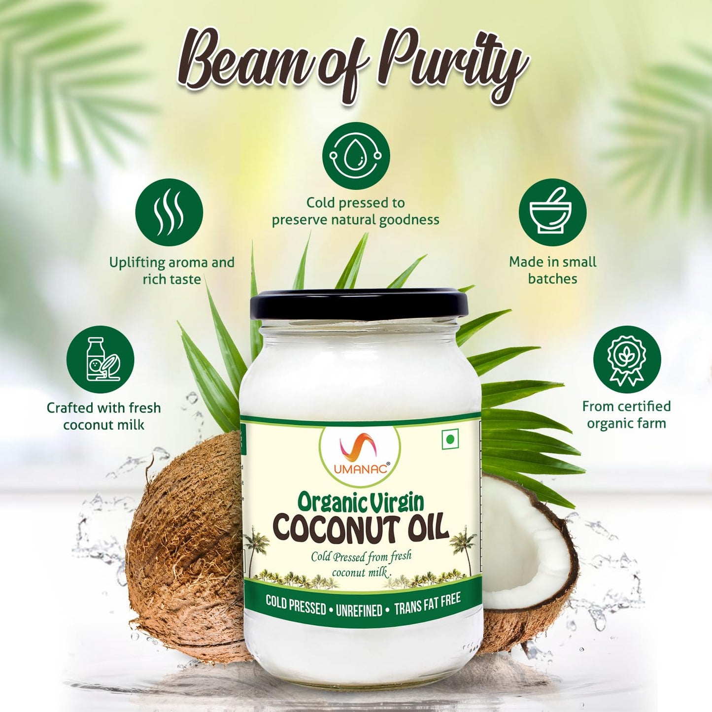 Umanac Organic Virgin Coconut Oil