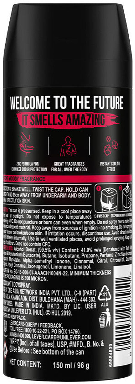 AXE Intense Body Spray - For Men  (150 ml, Pack of 3)
