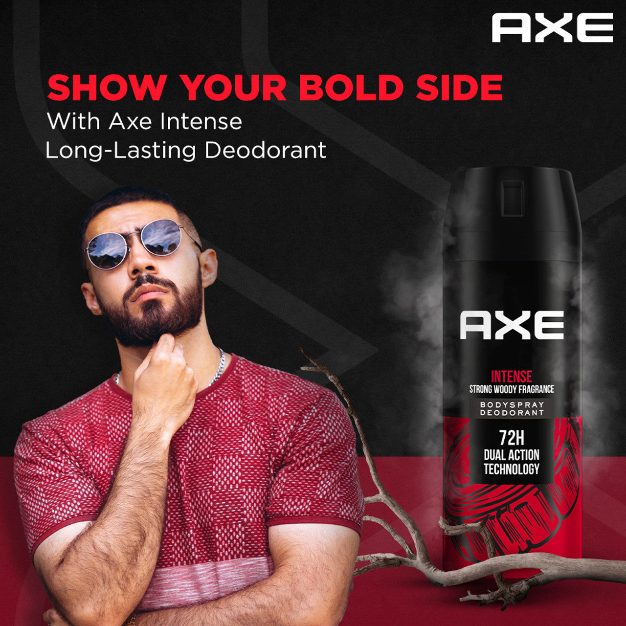 AXE Intense Body Spray - For Men  (150 ml, Pack of 3)