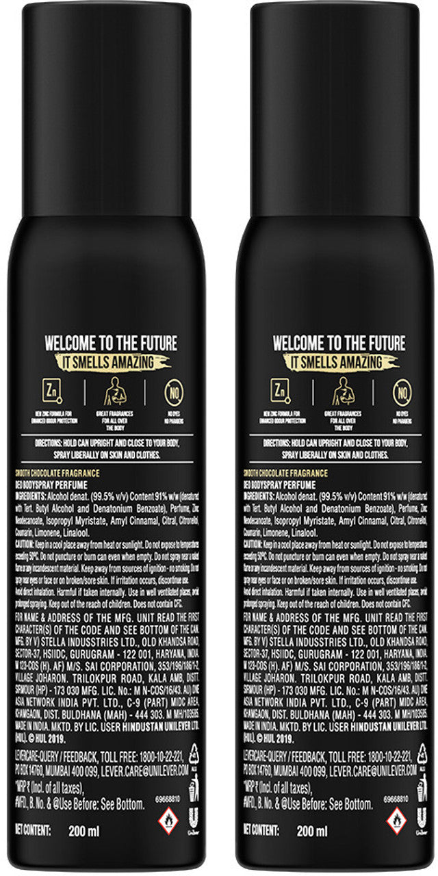 AXE SIGNATURE Dark Temptation Deodorant No Gas Body Perfume Deodorant Spray - For Men  (200ml, Pack of 2)