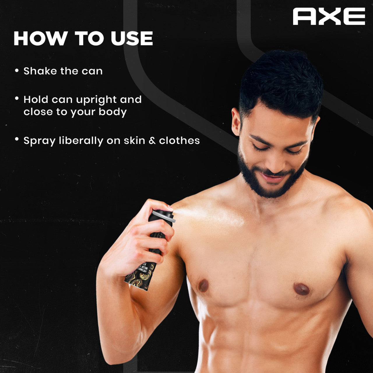 AXE Signature Dark Temptation and Champion  No Gas Body Perfume Deodorant Spray - For Men (200 ml, Pack of 2)