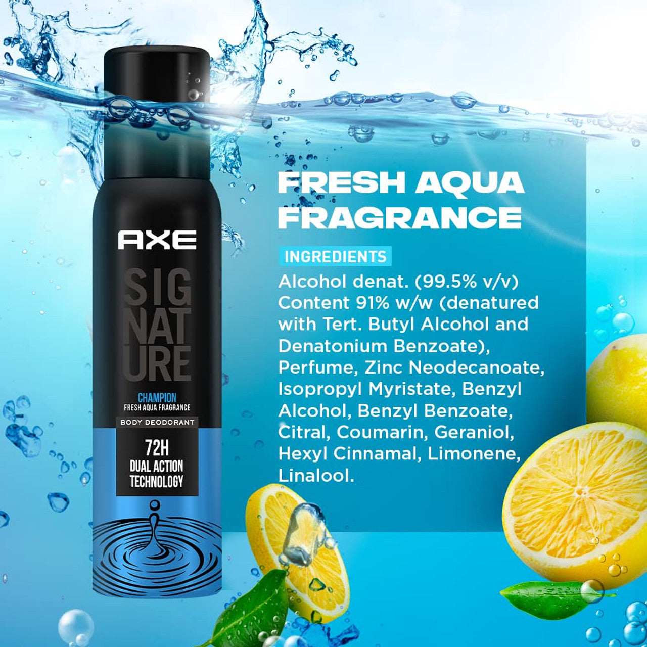 Axe Signature Champion Body Perfume 122 ml