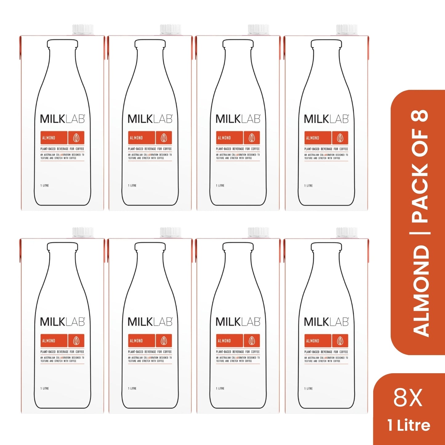 Almond Milk Pack of 8
