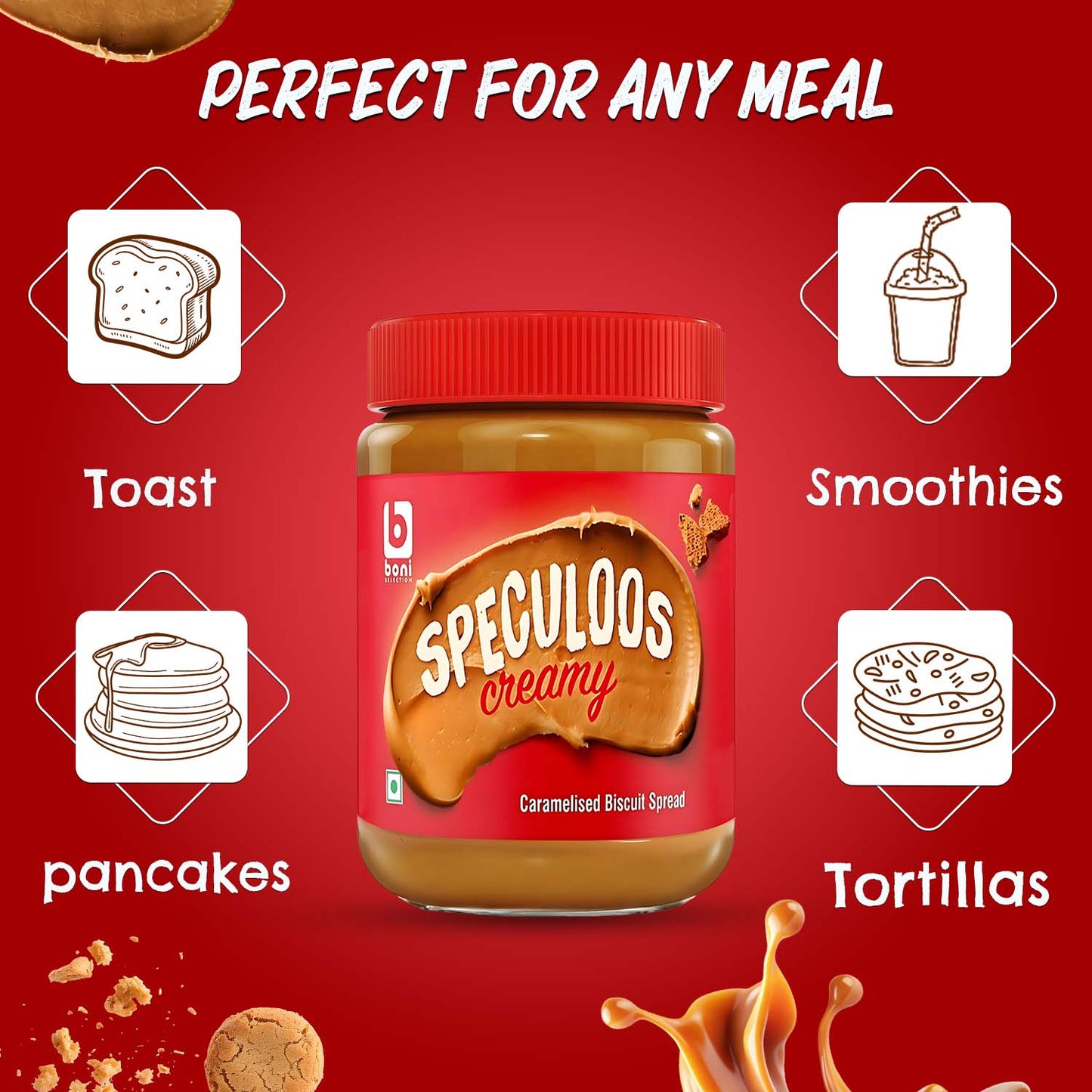BONI Speculoos Creamy Biscuit Spread- 400g