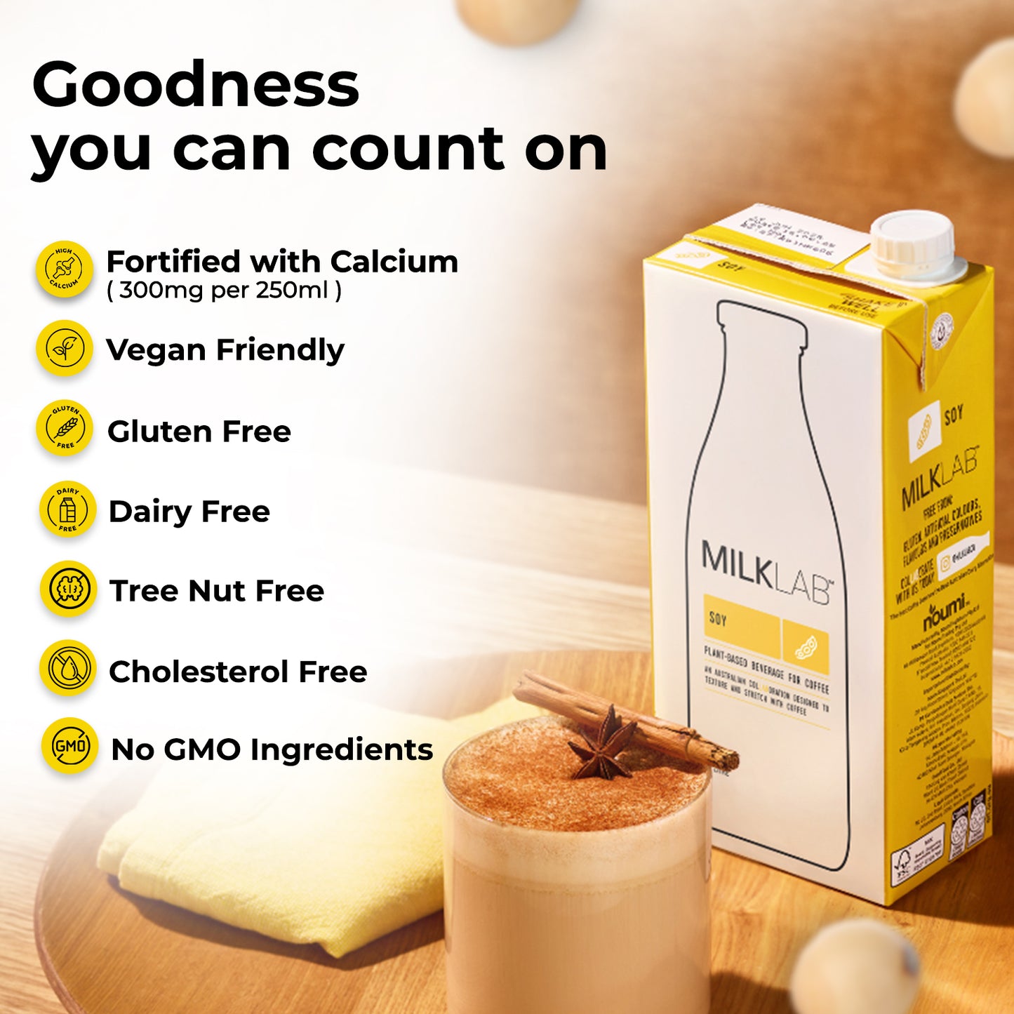 MILKLAB - Soy Milk | Plant Based | Vegan | Lactose Free Milk