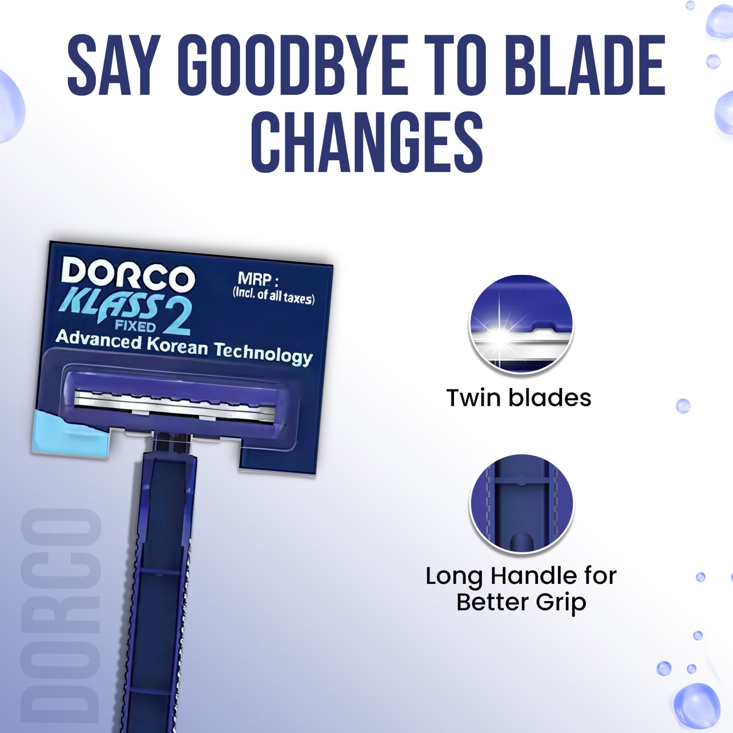 Dorco TD708 Small Blister Pack of 24