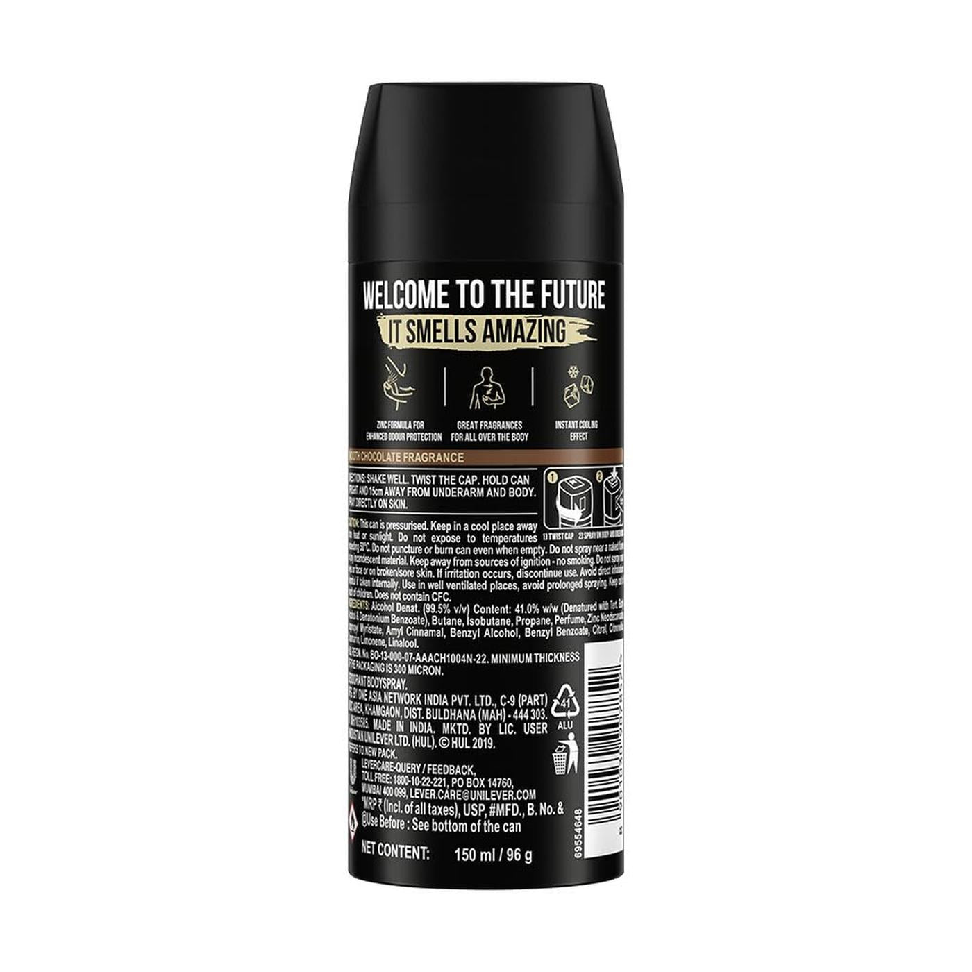 Axe Dark Temptation Deodorant Spray 150 ml Pack of 2