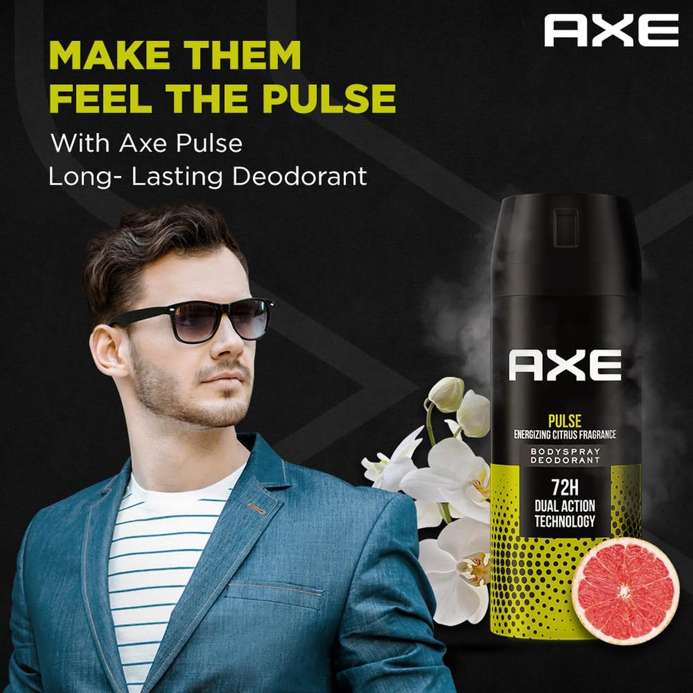 Axe Pulse Long Lasting Deodorant 150 ml Pack of 2