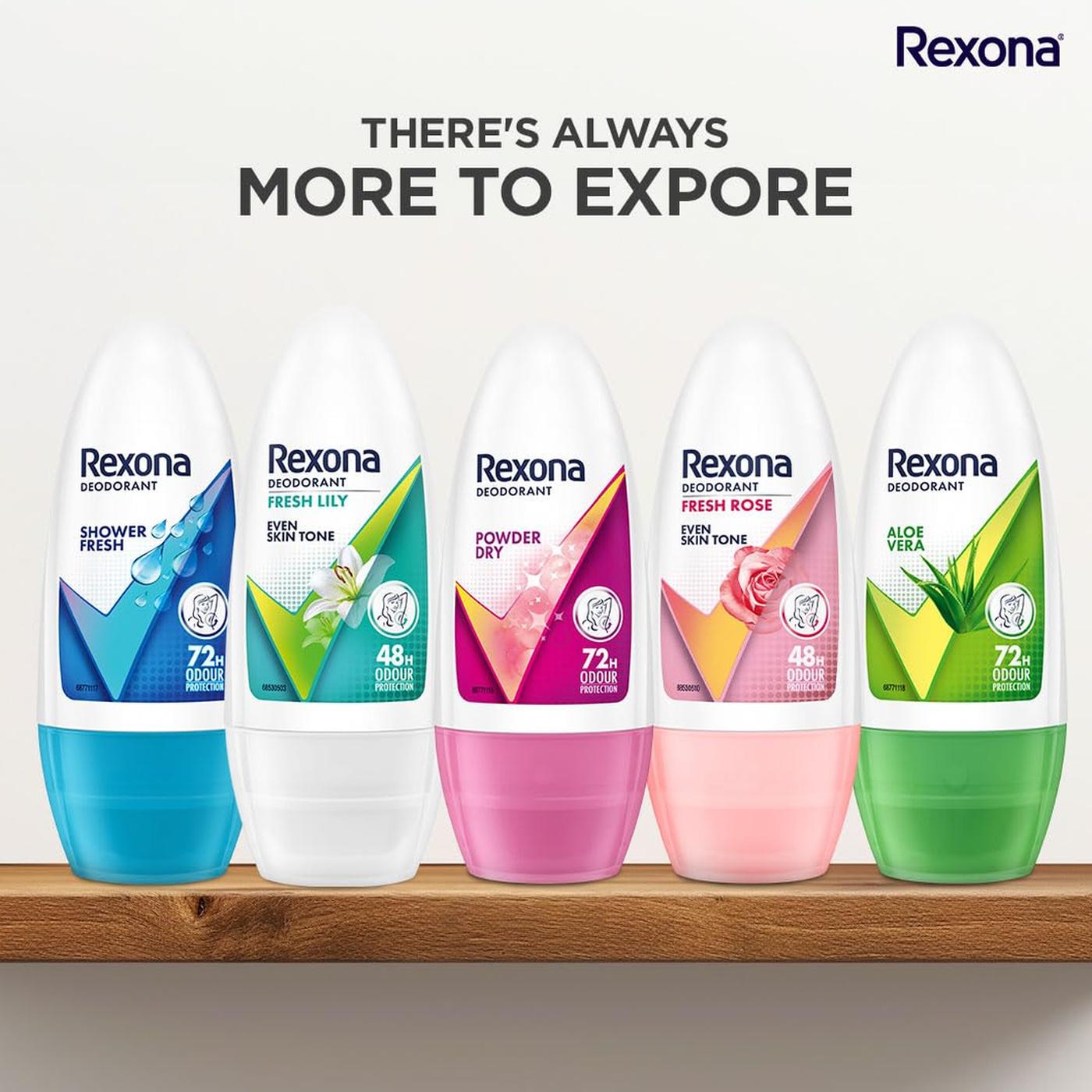 Rexona Powder Dry Roll On Deodorant Women 50 ml Pack of 2