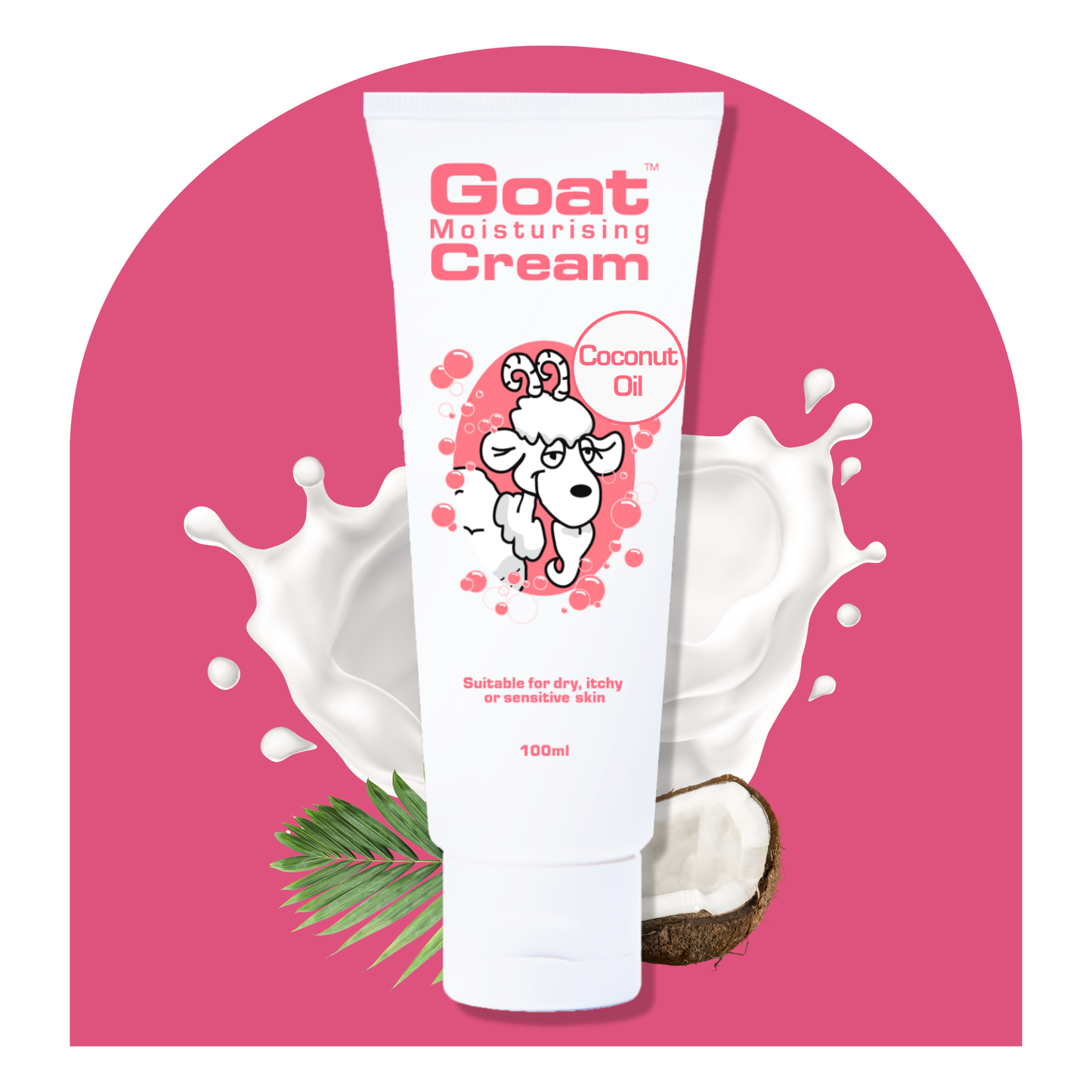 Goat - Moisturising Cream Coconut Oil (100ml)