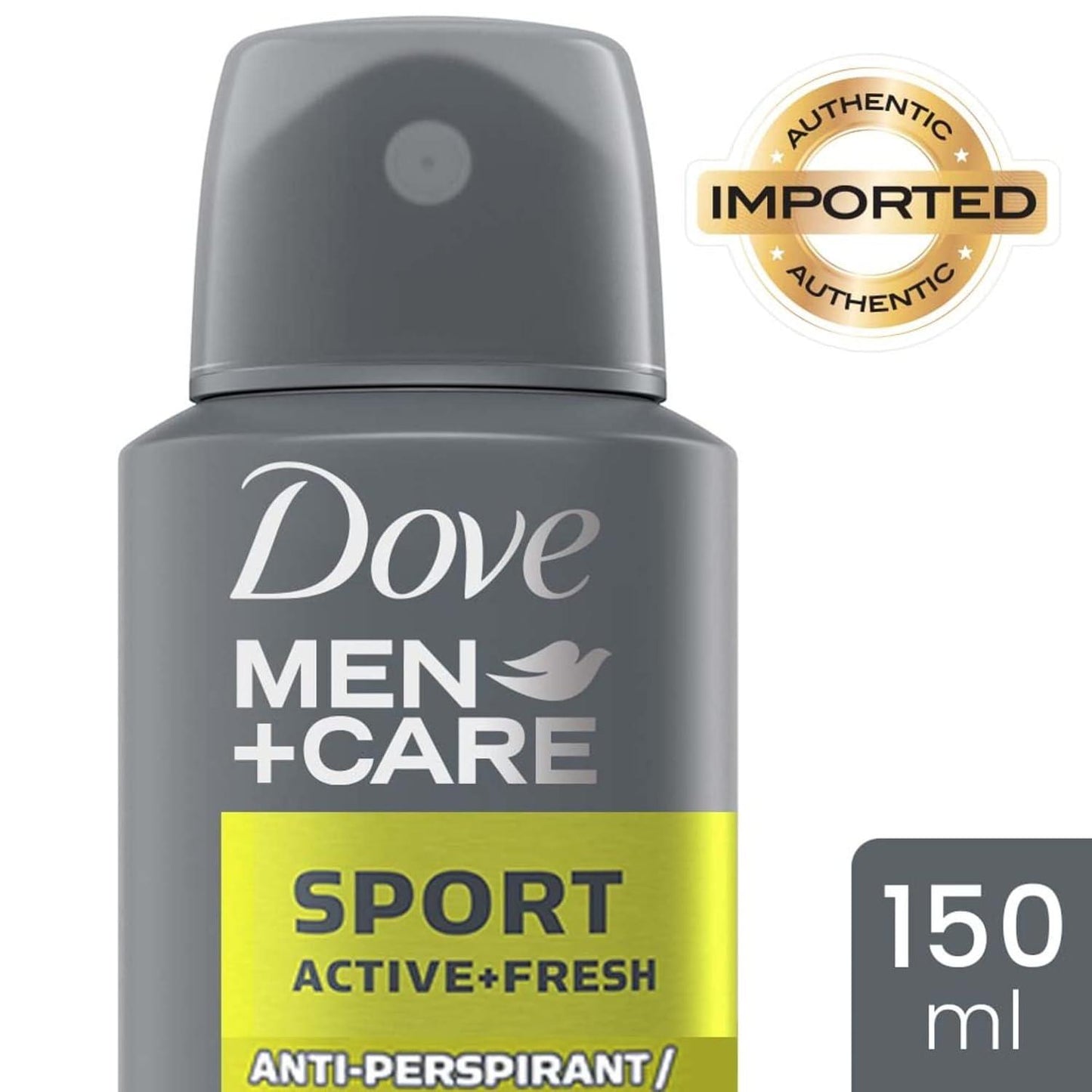 Dove Men+Care Sport Active+ Dry Spray Deodorant 150 ml Pack of 2