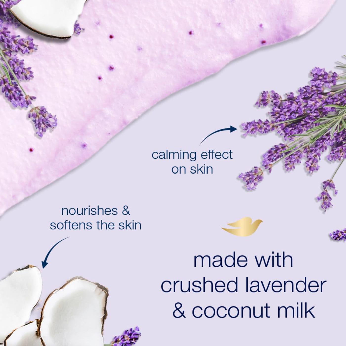Dove Exfoliating Body Polish Lavender & Coconut Milk 298g Pack of 2
