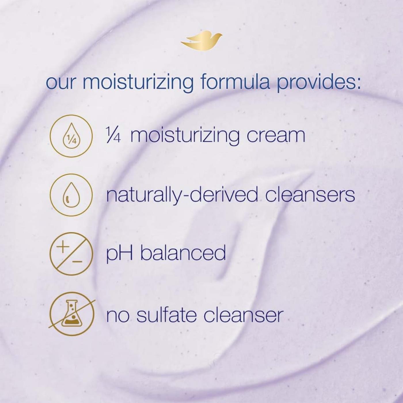 Dove Exfoliating Body Polish Lavender & Coconut Milk 298g Pack of 2