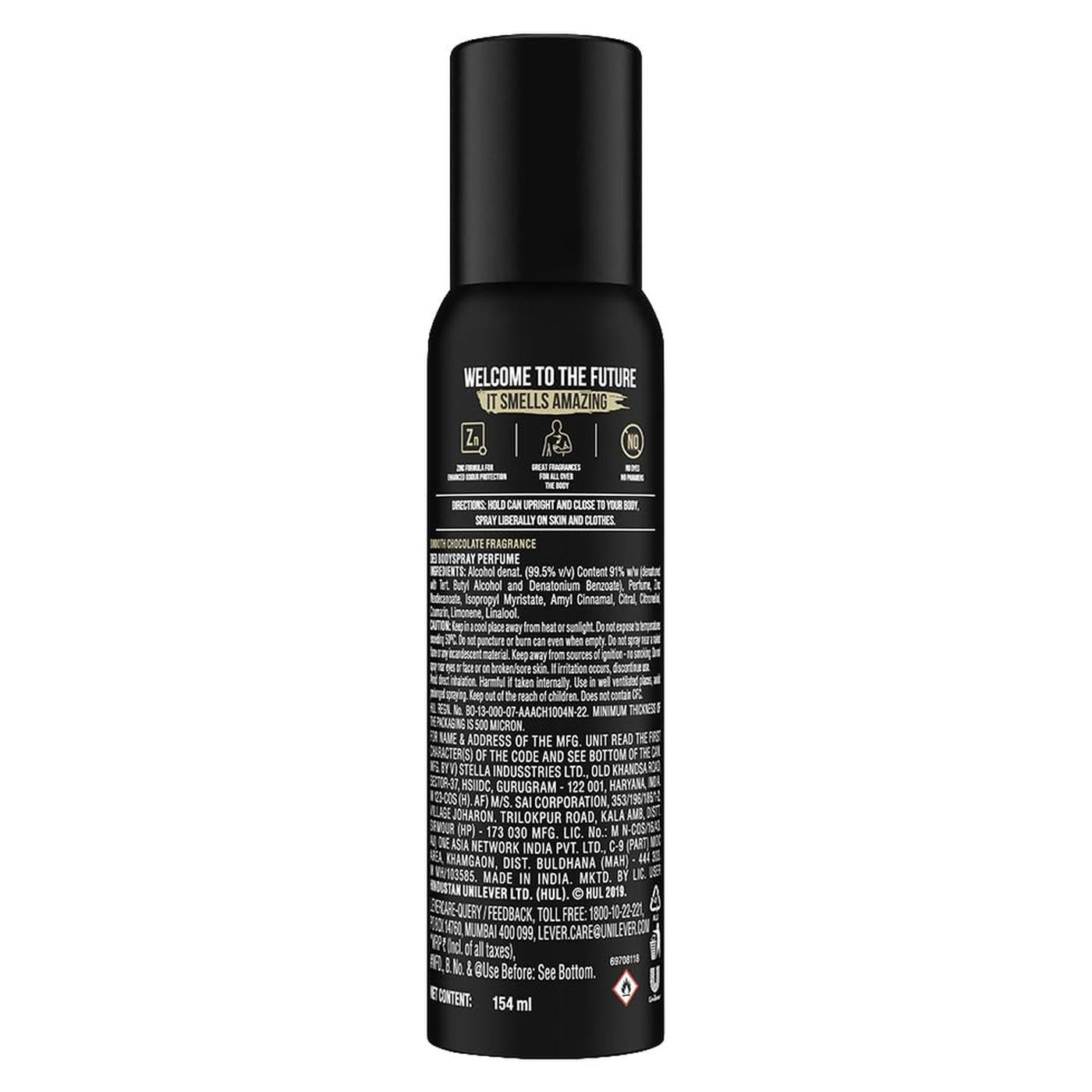 Axe Signature Dark Temptation No Gas Deodorant 154 ml Pack of 2