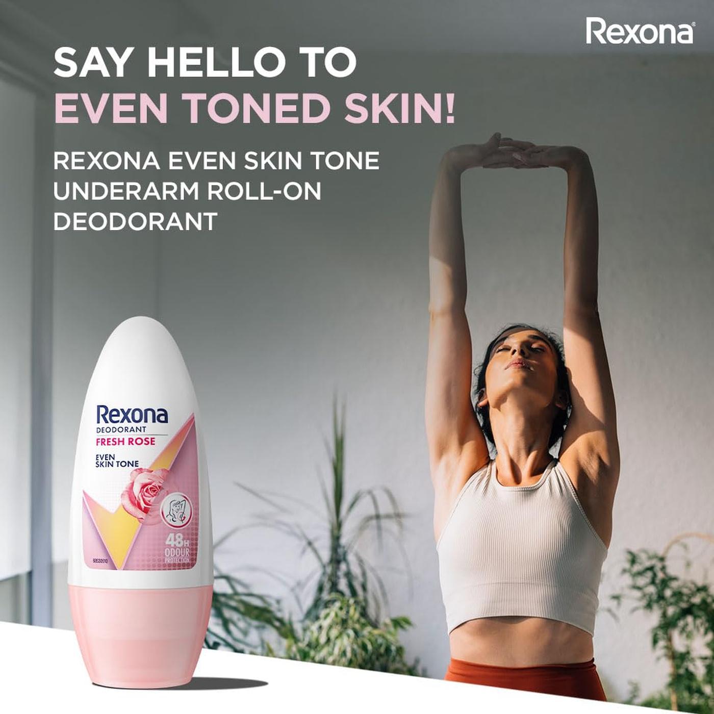 Rexona Fresh Rose Roll On Deodorant Women 50 ml Pack of 2