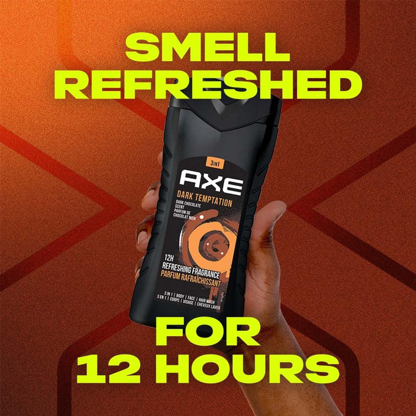 Axe Dark Temptation 3-in-1 Body Face Hair Wash 250 ml Pack of 2