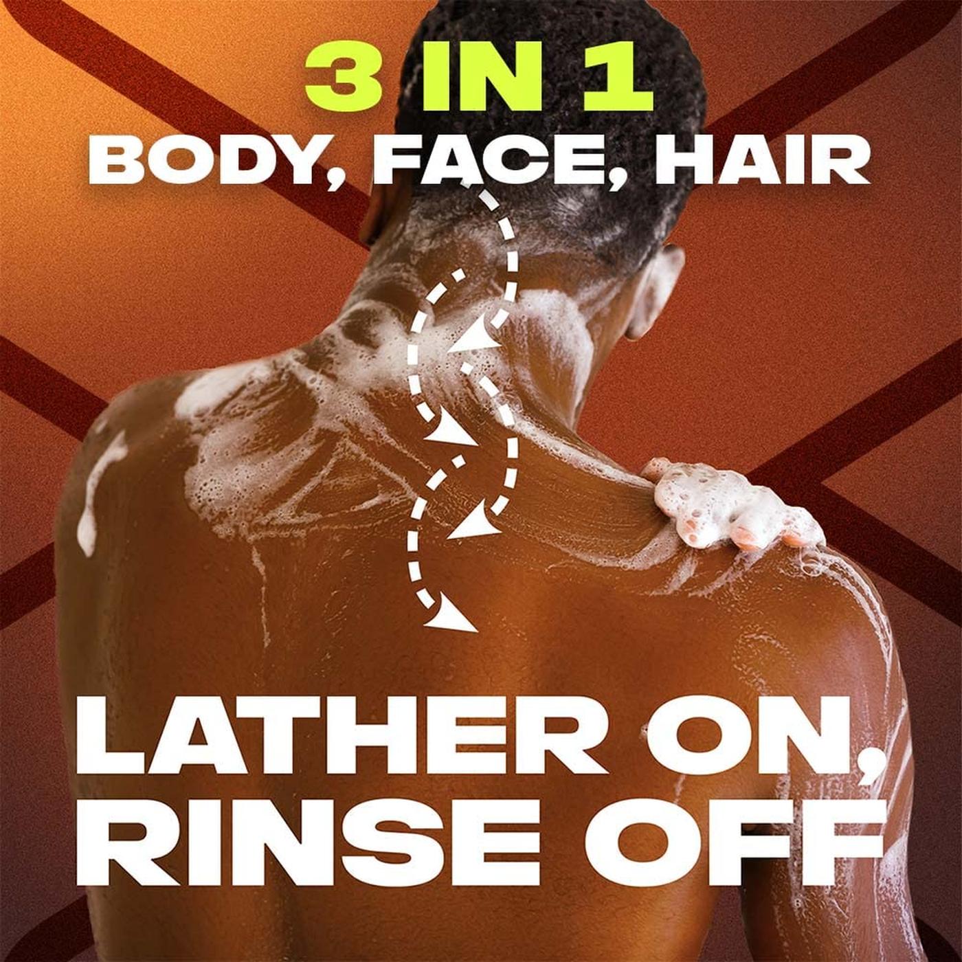 Axe Dark Temptation 3 In 1 Body, Face & Hair Wash for Men, Long-Lasting Fragrance