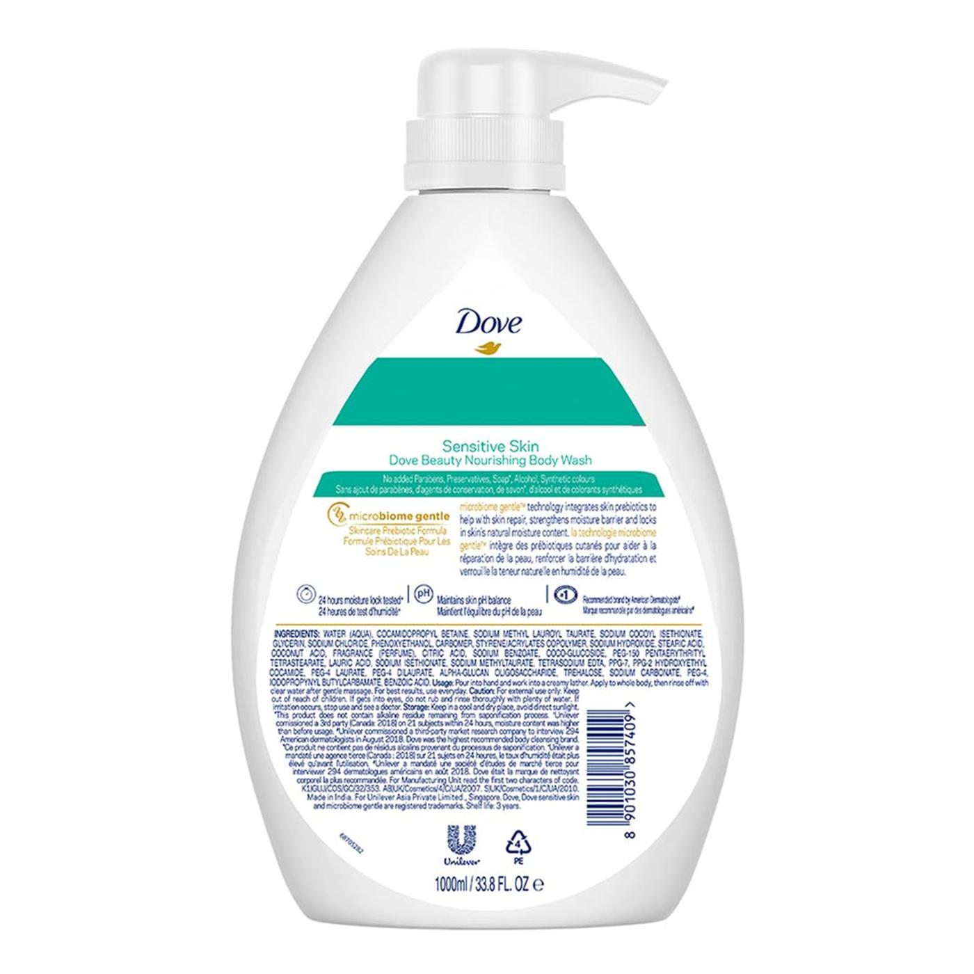 Dove Body Wash Sensitive Skin 1L