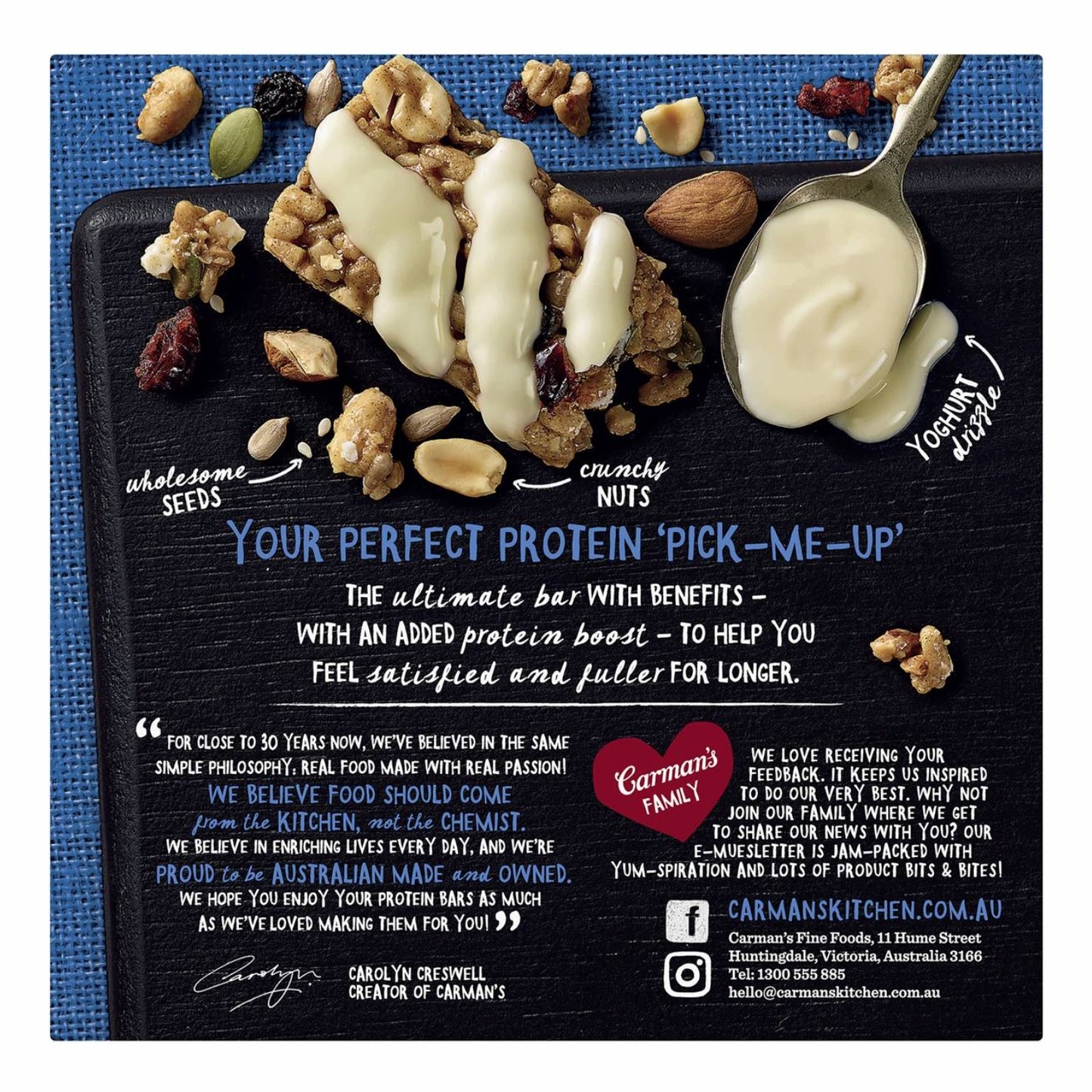 Carmans Bar Protein Greek Yoghurt & Berry 200g