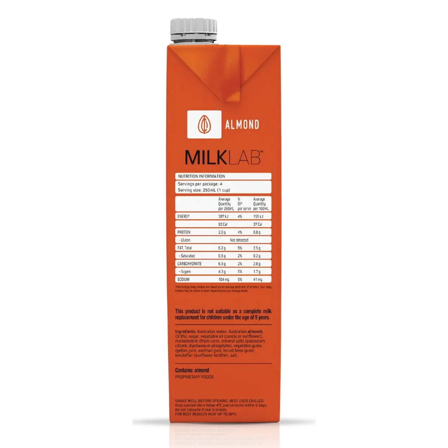 MILKLAB Almond Milk | Plant-Based & Barista-Ready