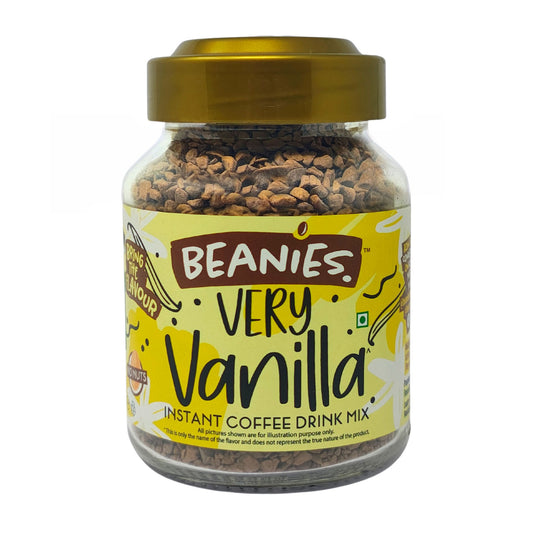 Beanies Very Vanilla Flavour Instant Coffee, 50g
