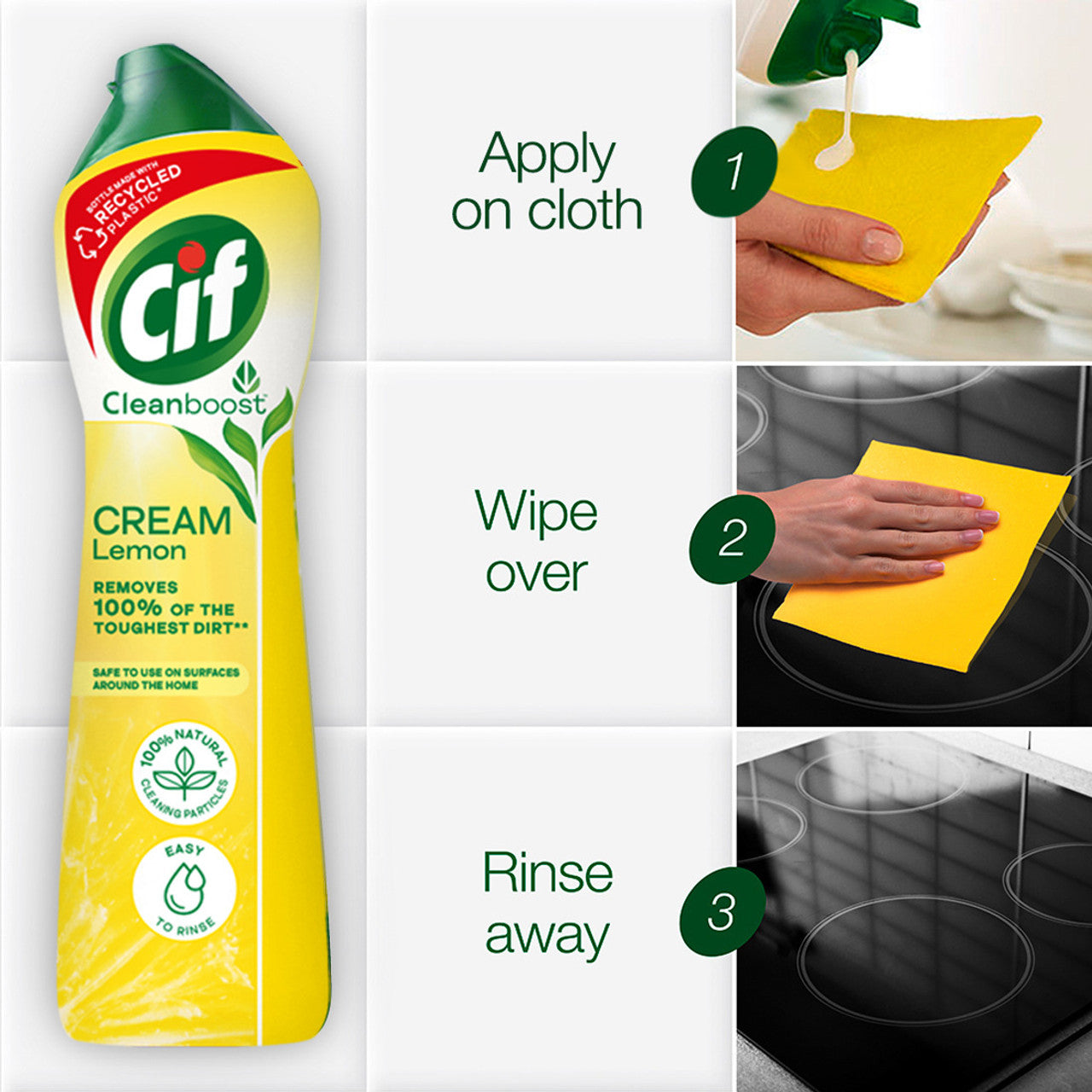 Cif Lemon Cream Surface Cleaner 500ml