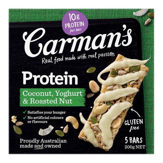 Carmans Bar Protein Coconut, Yoghurt & Roasted Nut 200g