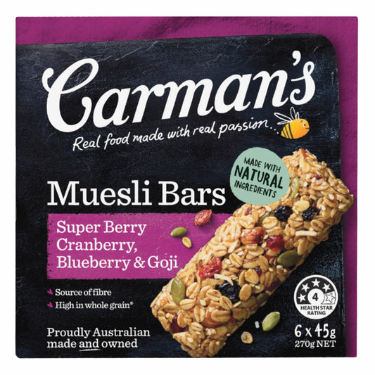 Carmans Bar Traditional Super Berry 270g