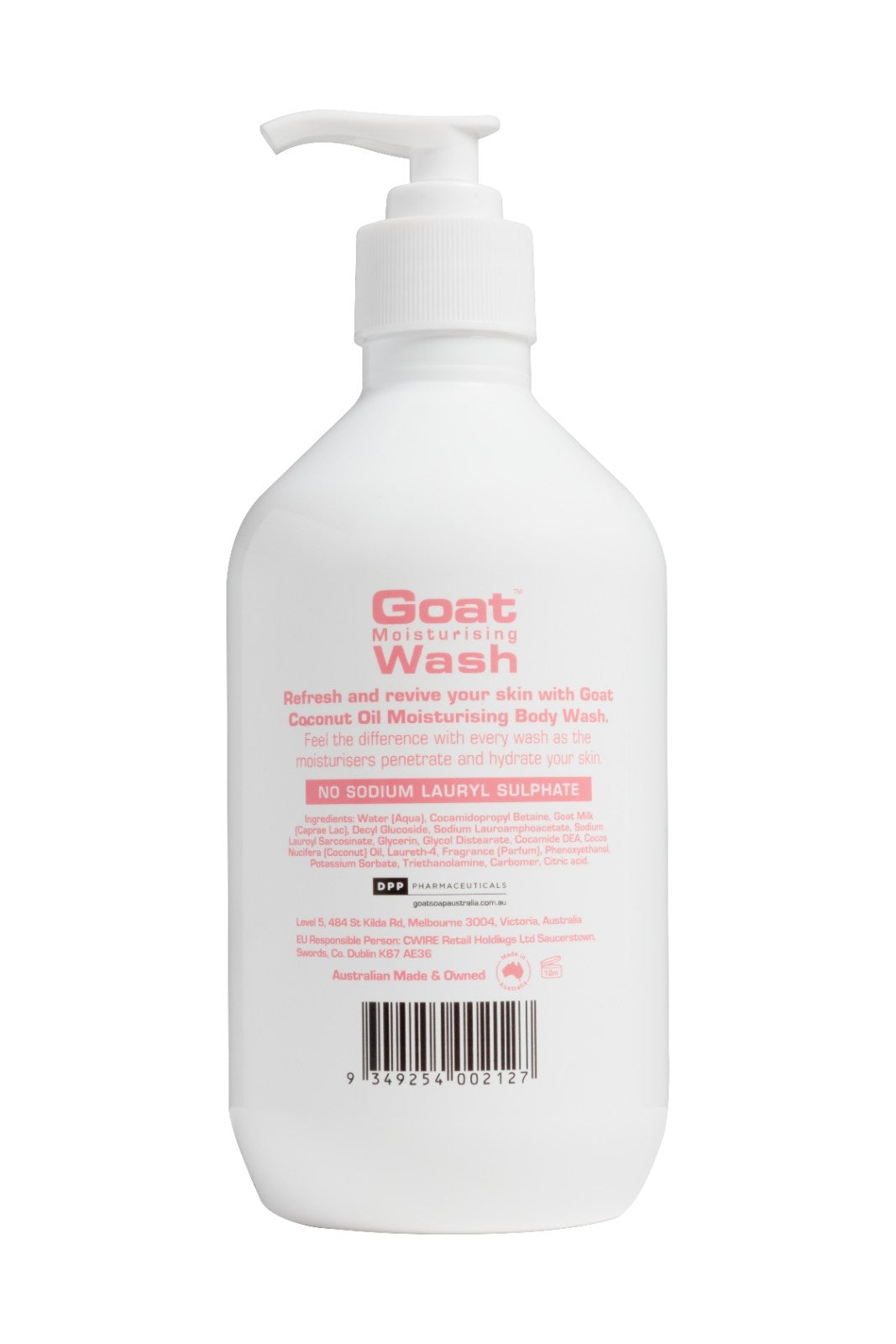 Goat - Moisturising Wash with Coconut Oil (500ml)