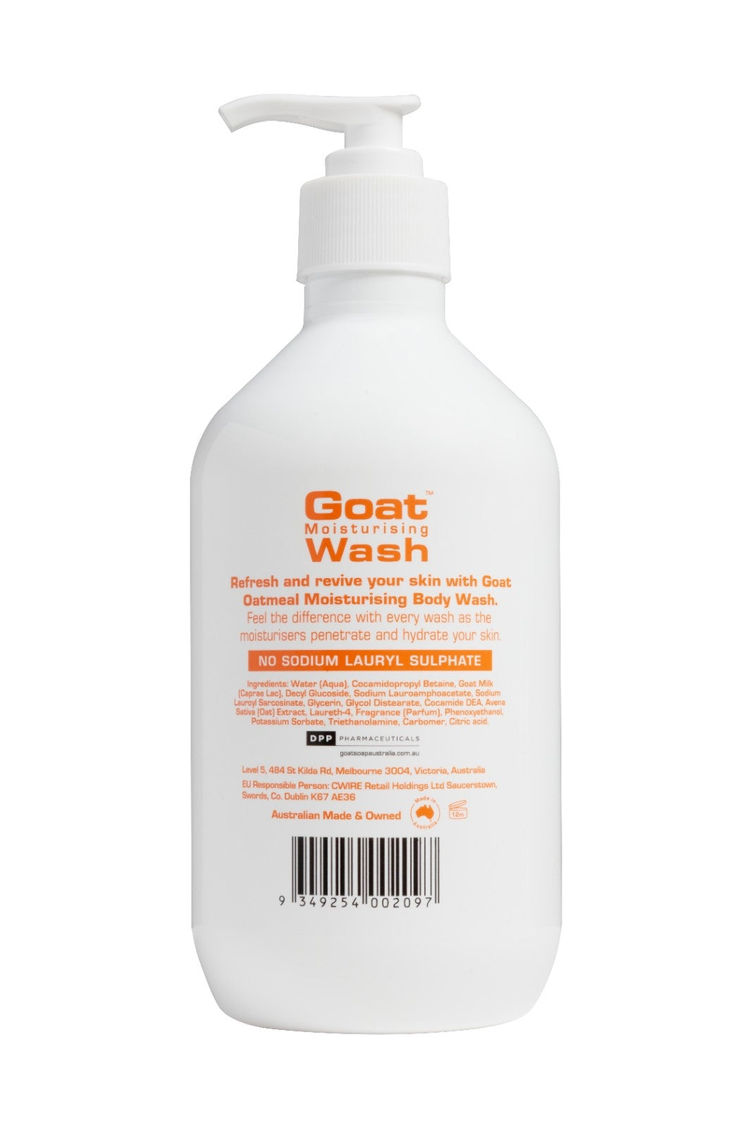 Goat - Moisturising Wash with Oatmeal (500ml)