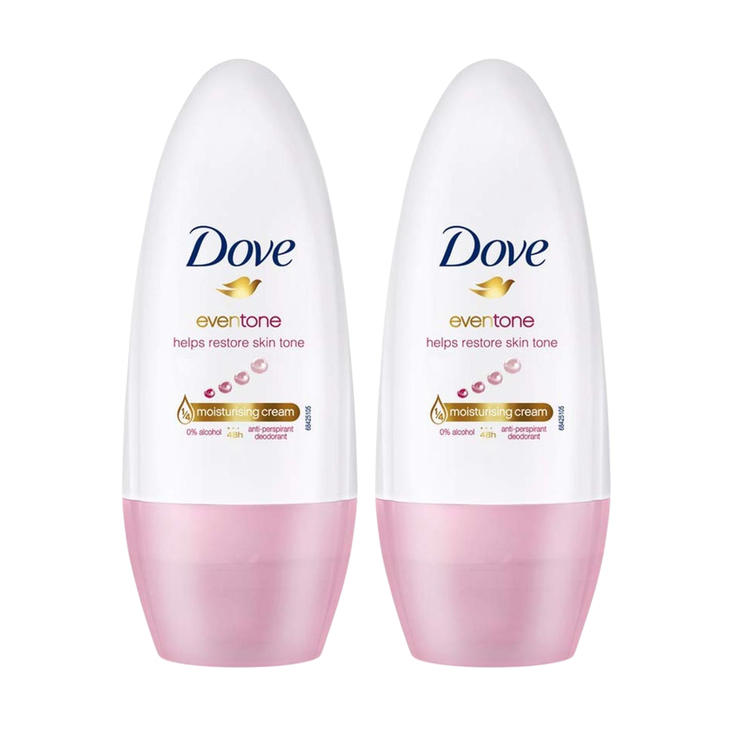 Dove Eventone Deodorant Roll-On Women 50 ml Pack of 2