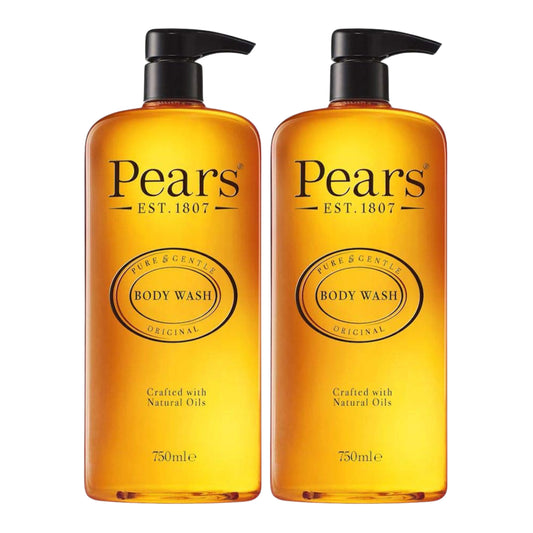 Pears Pure & Gentle Shower Gel Paraben Free 750 ml Pack of 2