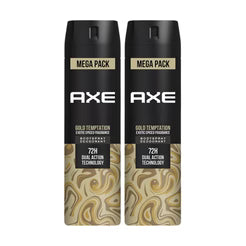 Axe Gold Temptation Long Lasting Deodorant Bodyspray for Men 150 & 215ML