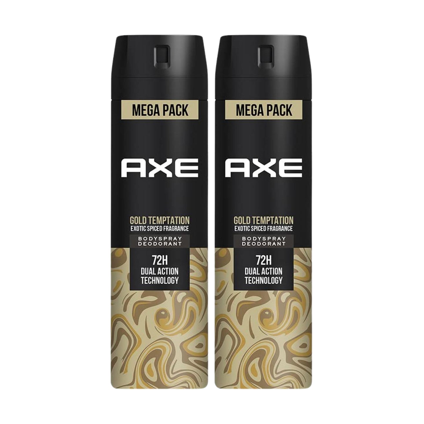 Axe Gold Temptation Deodorant Spray 215 ml Pack of 2
