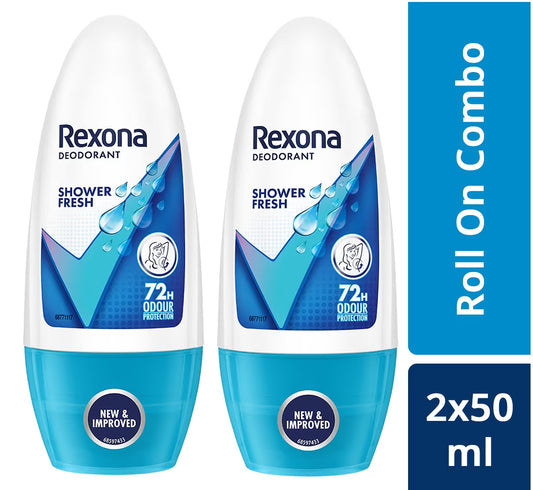 Rexona Shower Fresh Roll On Deodorant Women 50 ml Pack of 2