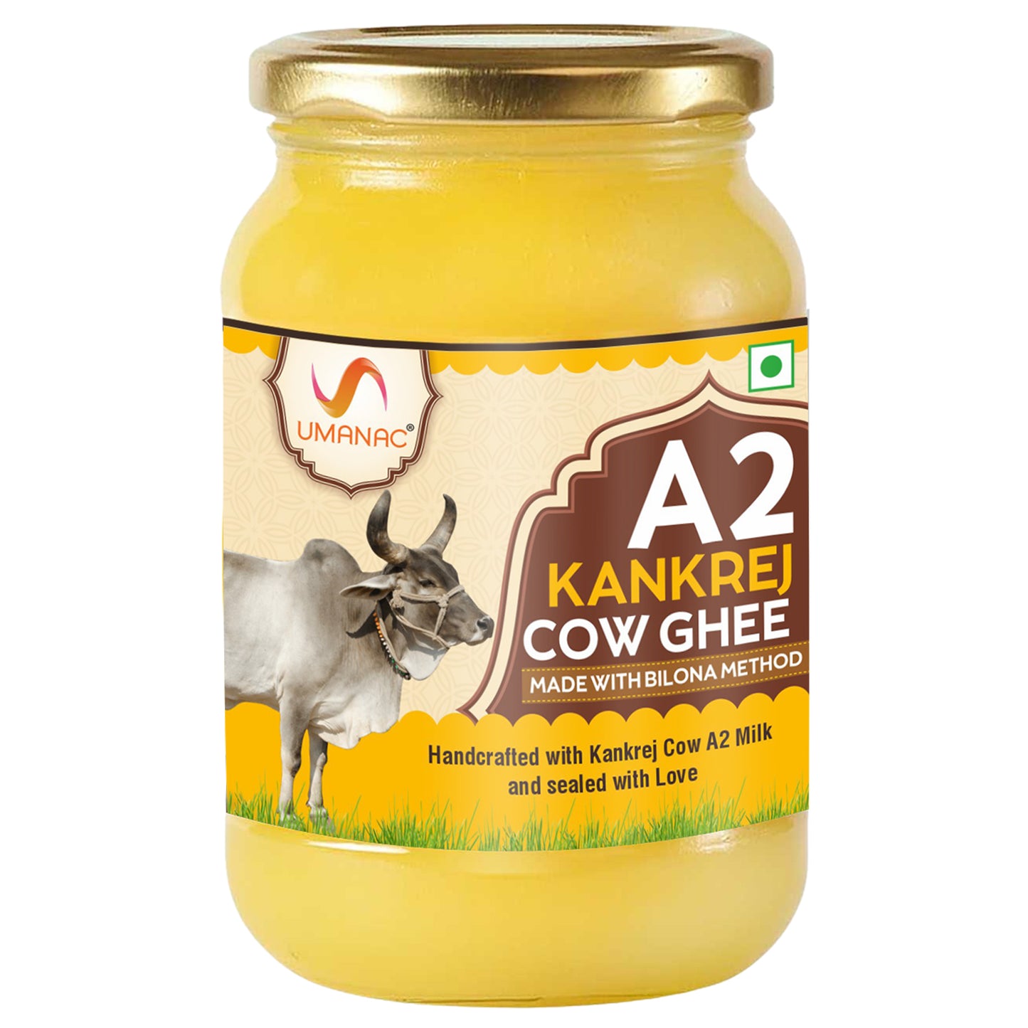 Umanac A2 Kankrej Cow Ghee-500ML